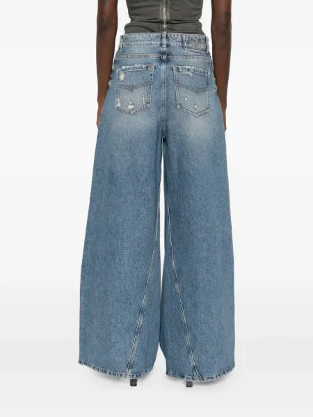 Blugi Blumarine zdrențuiți albastru