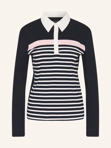 Marc Cain Jerseyové Polo Tričko navy bílé