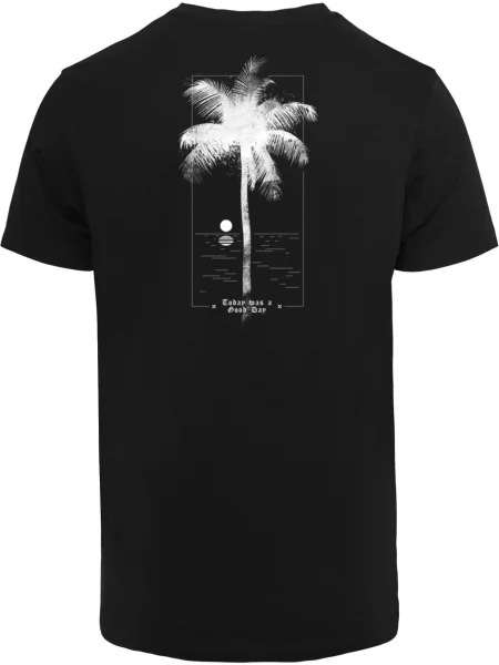 Mister Tee Tricou Good Day negru alb