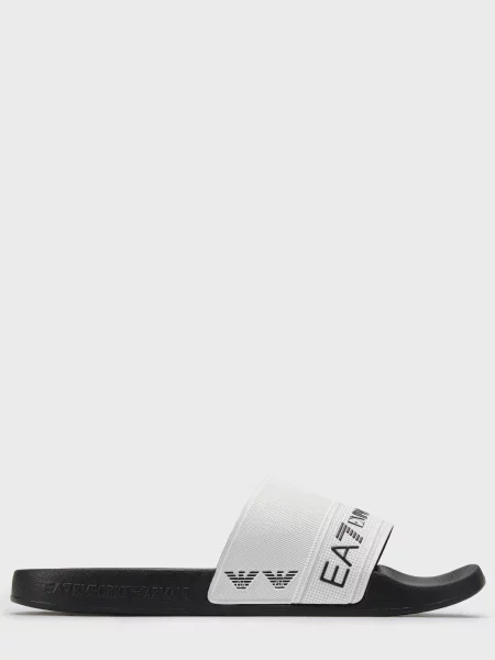 Шлепанцы Ea7 Emporio Armani белые