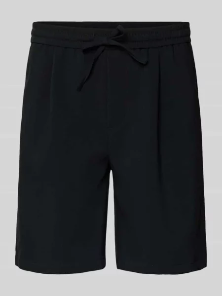 Szorty o kroju loose fit z elastycznym pasem model WILL' Only & Sons czarne