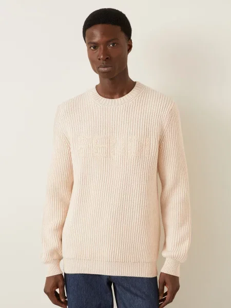 Fendi Sweter weiss beżowy
