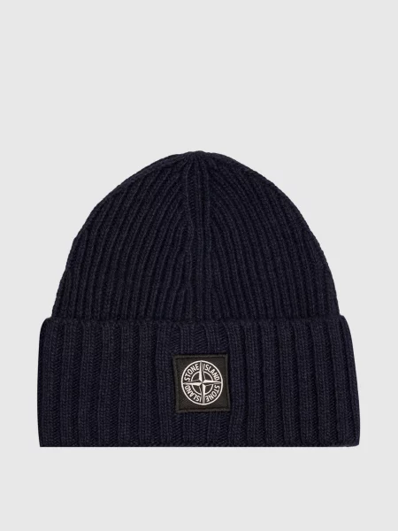Детская шапка Stone Island синяя