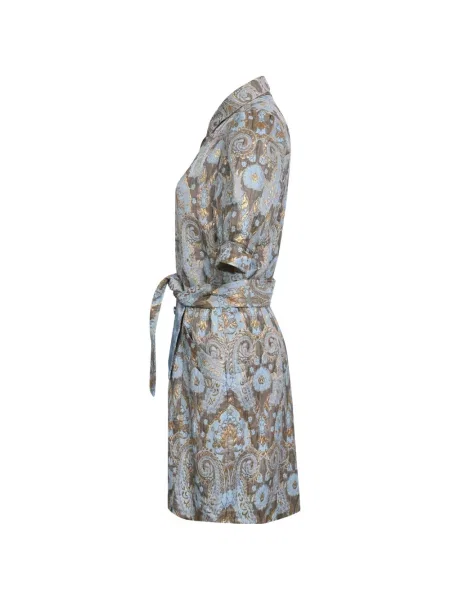 Rochie mini Sandro din jacard albastru