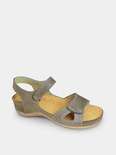 Шкіряні Босоніжки Leon коричневий