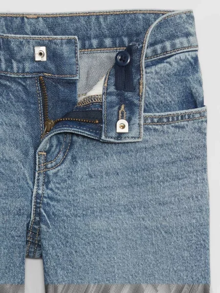 Pantaloni copii Gap albastru