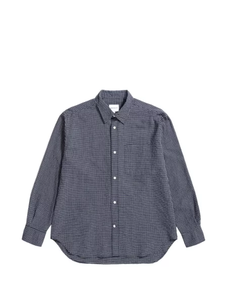 Cămașă Norse Projects în carouri albastru