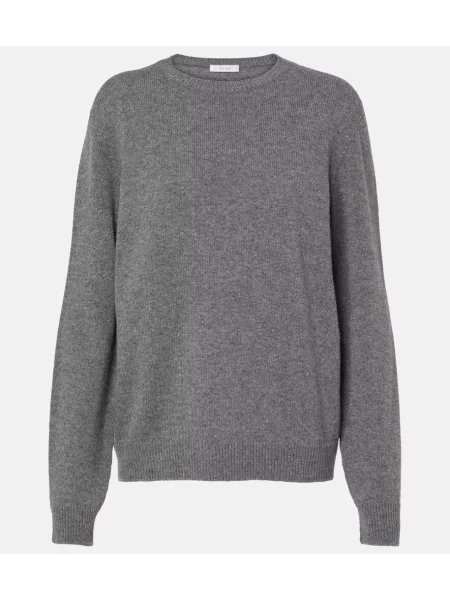 Pulover The Row din cașmir gri