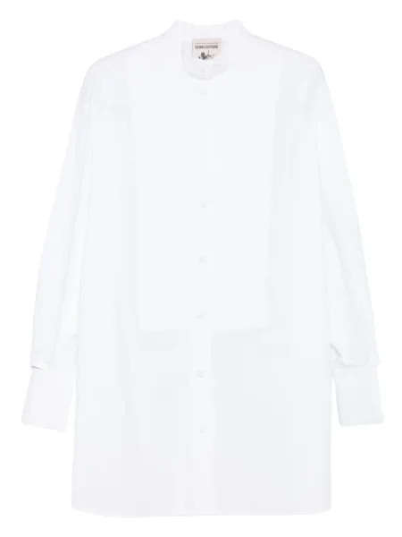 Koszula Semicouture plisowana biała