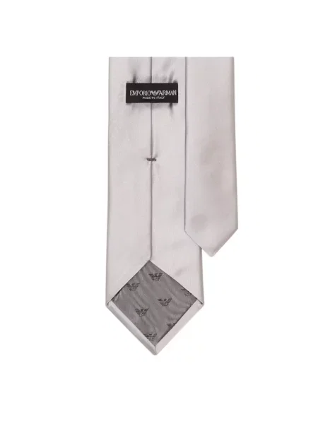 Krawat Emporio Armani szary