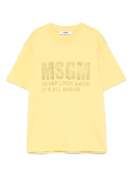 Koszulka dziecięca Msgm żółta