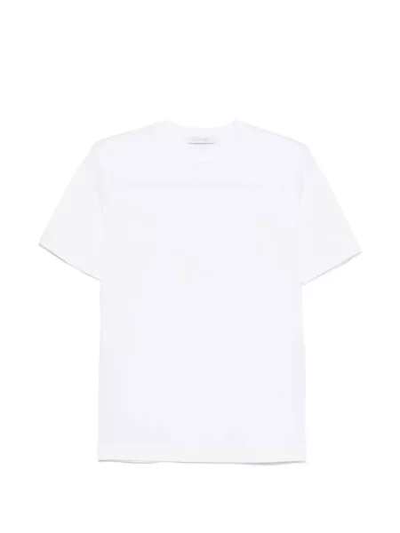 Tricou Cruciani cu decolteu rotund alb