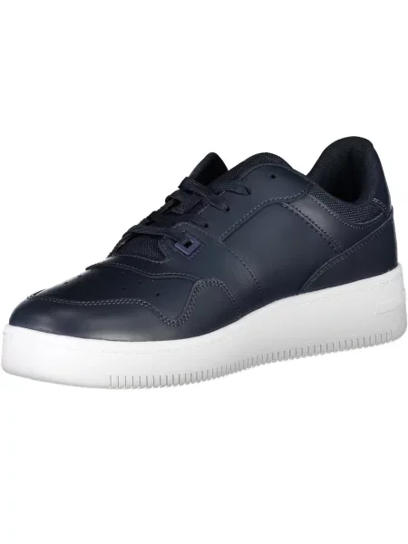 Sneakersy Tommy Jeans koronkowe casual z logo białe