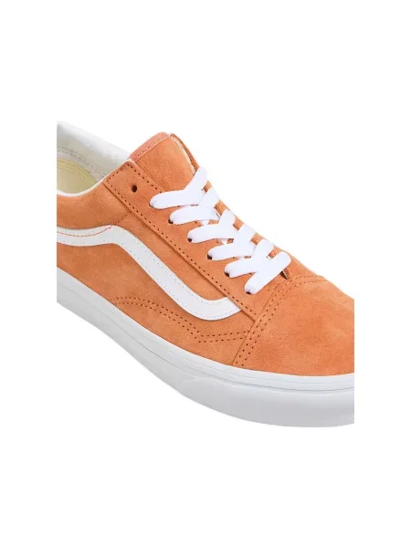 Pantofi Vans din piele de căprioară portocaliu