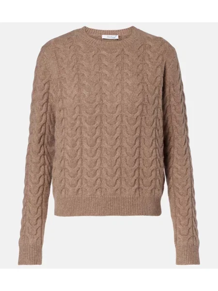 Pulover Max Mara din cașmir maro