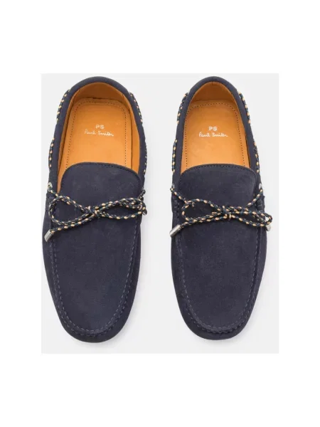 Półbuty Paul Smith zamszowe niebieskie