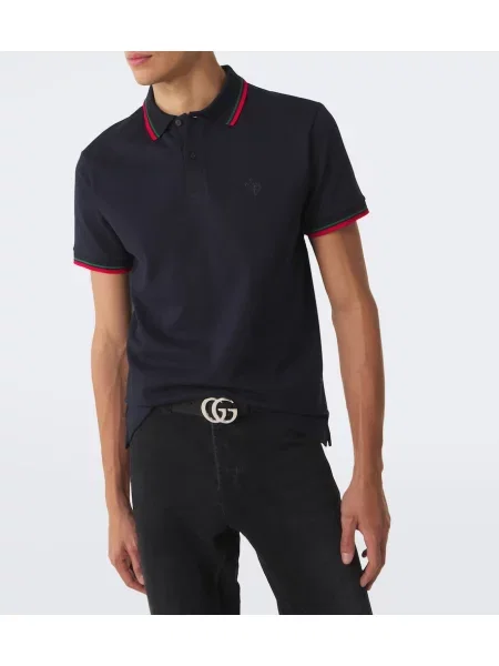 Tricou polo Gucci albastru