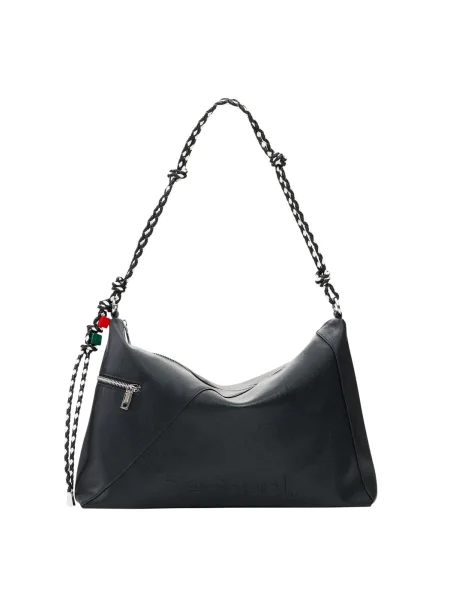 Desigual Geantă de umăr / alb negru