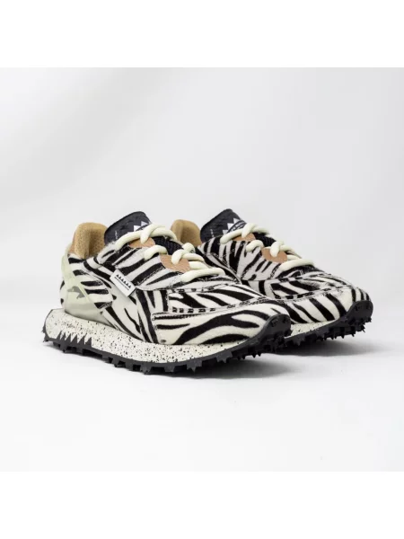 Buty do biegania Run Of w zebrę do biegania czarne