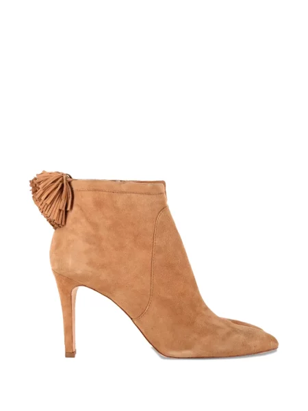Μποτάκια αστραγάλου Loeffler Randall με ψηλό τακούνι καφέ