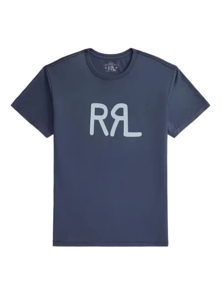 Tricou Ralph Lauren Rrl cu imagine albastru