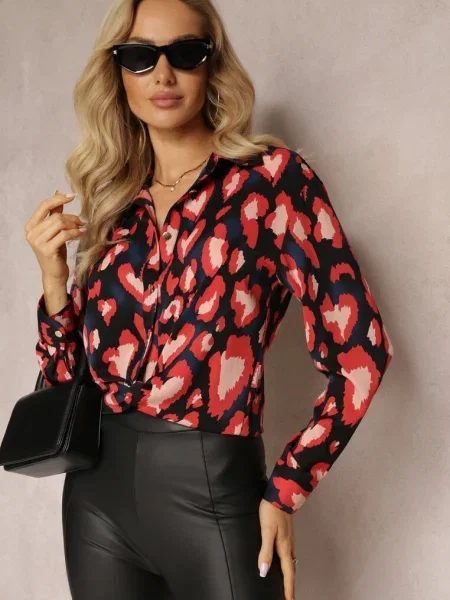 Cămașă cu buline Phoima neagră