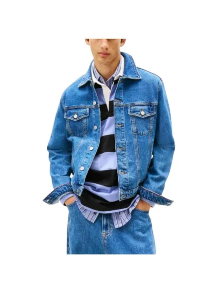 Tommy Jeans Geacă de blugi albastru