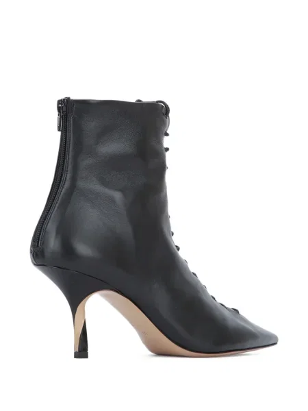 Cizme scurte Jacquemus din piele negru