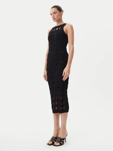 PINKO Rochie tricotată Allan negru