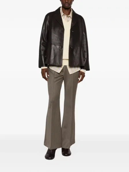 Geanta de piele The Jackie Leathers maro