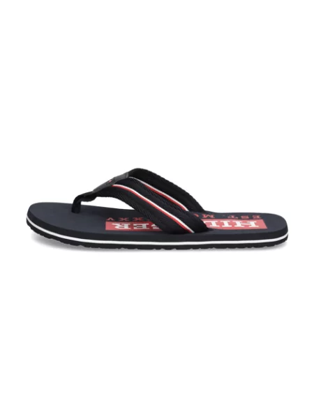 Pantofle Tommy Hilfiger modré
