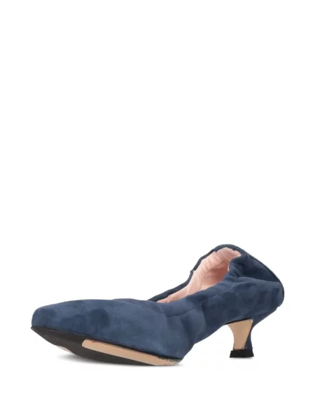 Pantofi cu toc La Rose albastru