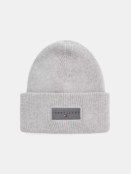 Czapka Tommy Jeans Linear szara