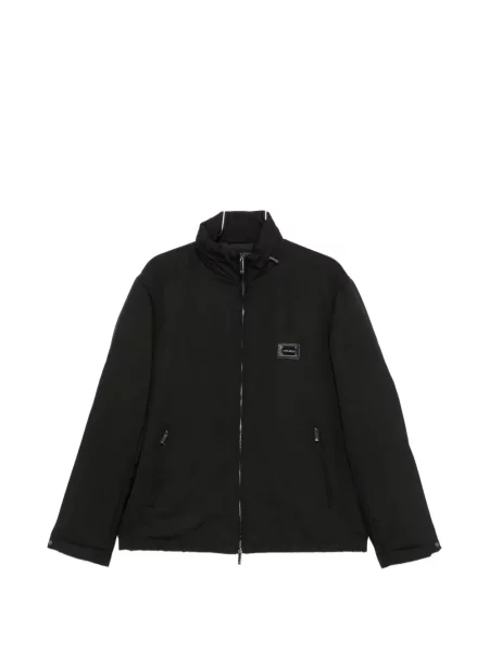 Geacă Emporio Armani cu autograf negru