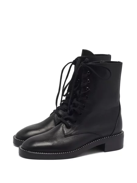 Členkové topánky Stuart Weitzman čierna