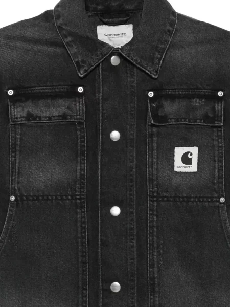 Geacă Carhartt Wip cu autograf negru