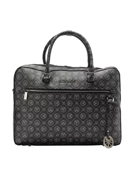 Torba na laptopa Carlo Colucci czarna