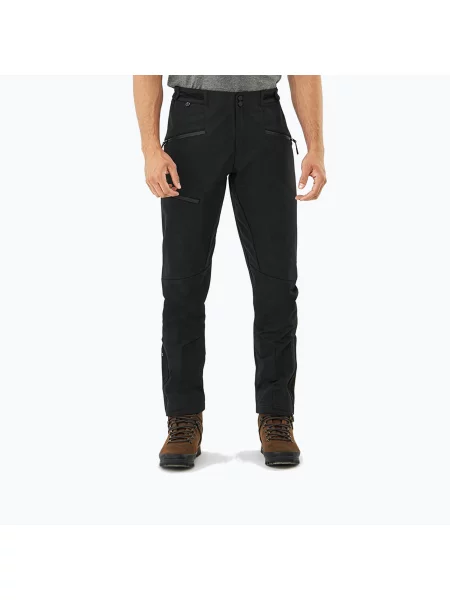 Pantaloni de trekking pentru bărbați Viking Expander Warm black negru
