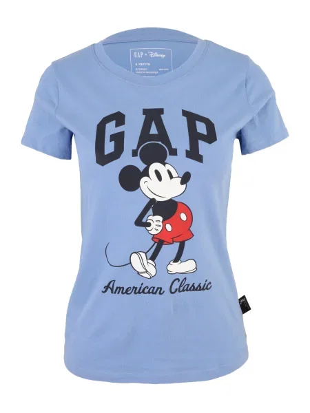 Gap Petite Tricou ciocolatiu / mov deschis / roșu negru