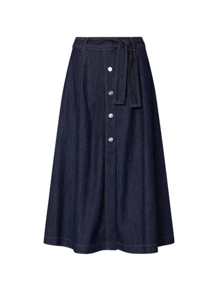 Lung fustă din denim Liu Jo albastru