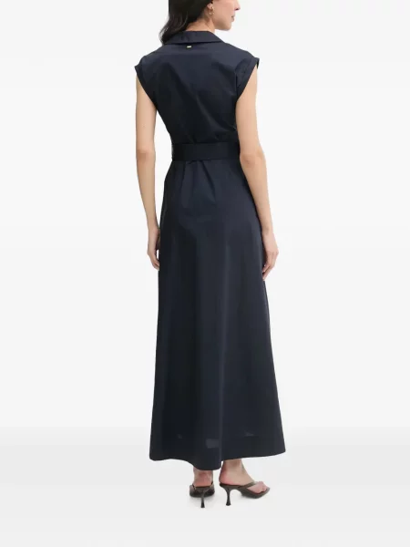 Cu centură rochie maxi Gaudi fără mâneci albastru