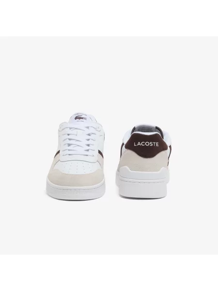 Lacoste Skórzane Sneakersy T-Clip Set biały