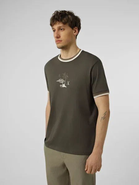 Футболка Armani Exchange сірий