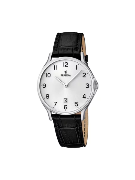 FESTINA Analogové hodinky Date watch Correa Clasico stříbrná