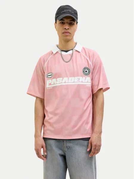 Polo Jack&Jones ροζ