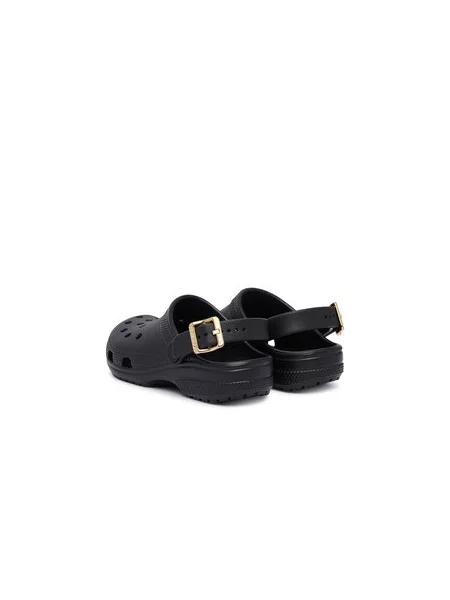 Šlepetės Crocs Classic Metallic Buckle Clog K juoda