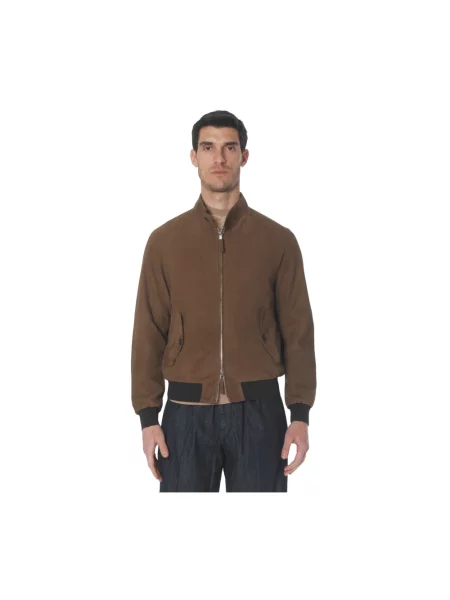 Kurtka The Jack Leathers zamszowa brązowa