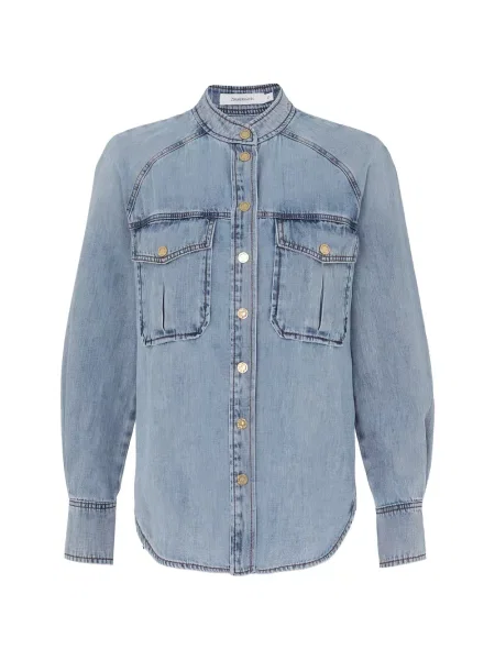 Cămașă din denim Zimmermann albastru