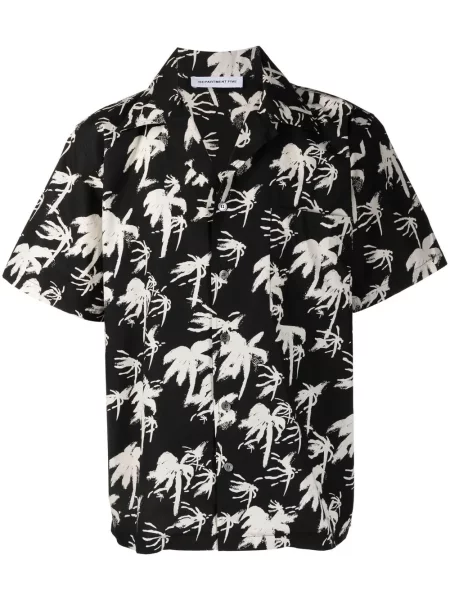 Cămașă Department 5 cu model floral negru