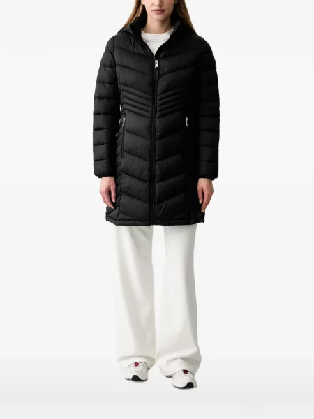 Geacă Dkny cu glugă negru